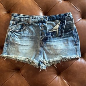 Free People denim shorts
